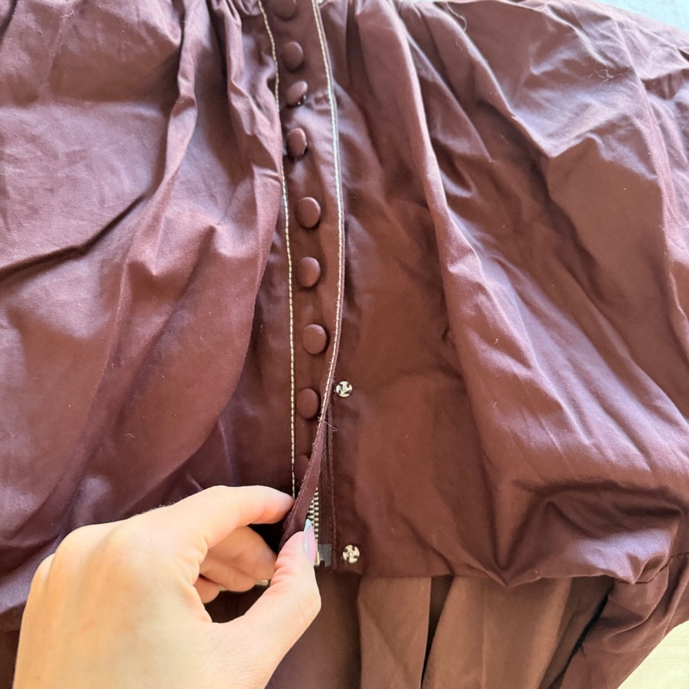 NWOT SOFIE THE LABEL Limit Cut Out Mini Dress - Mocha - Size S - Picture 6 of 9